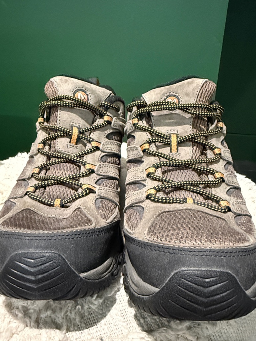 Merrell Men's Gray and Black Trail Running Shoes - Picture 3 of 9